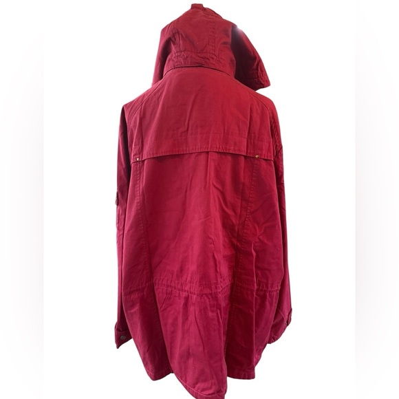 Pacific Trail Women's Deep Red/burgundy/maroon lined Utility Jacket women’s XL - Picture 14 of 15